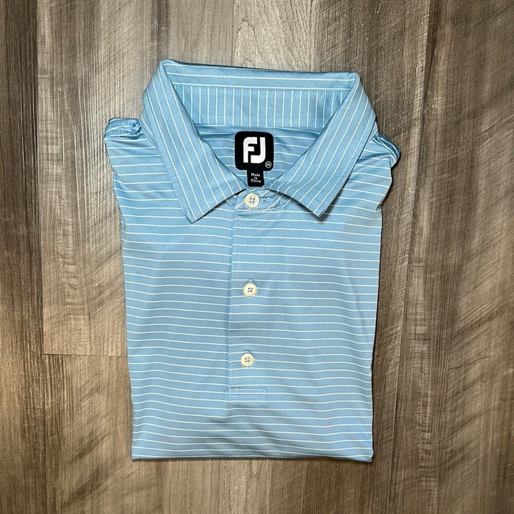 FootJoy Performance Striped Golf Polo - 2XL